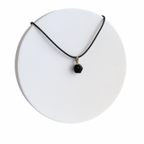 Colgante Piedra Natural Obsidiana