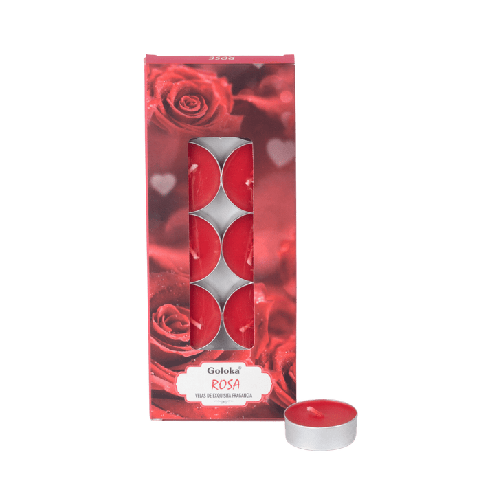 Vela Aromática Rosa Tealight - Goloka