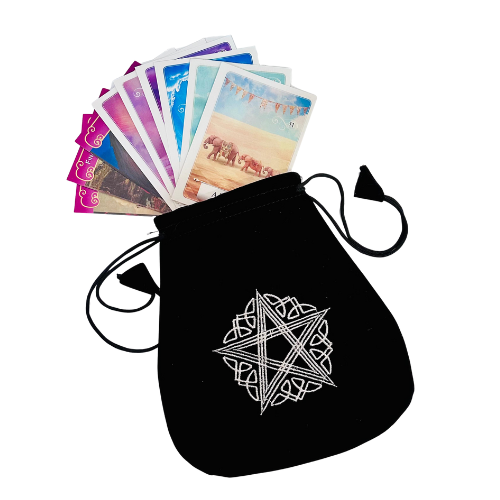 Bolsa Tarot Bordada - Diseño Pentagrama