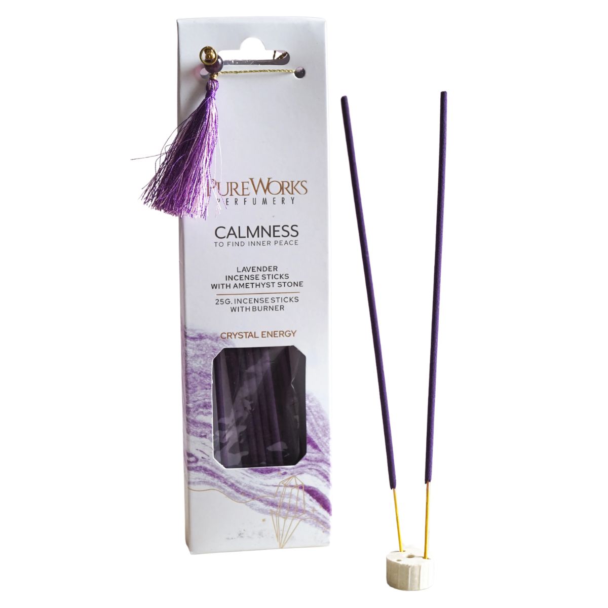Set incienso Natural Crystal Energy - Calma - Song Of India