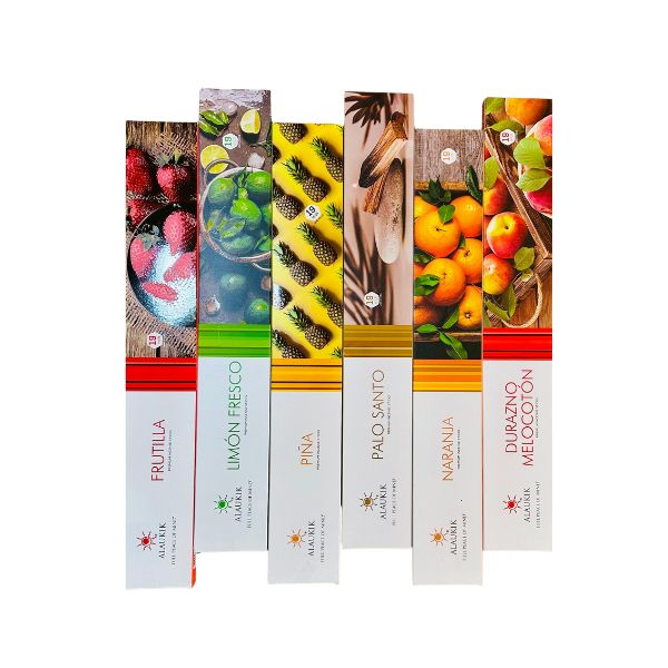 Pack 6 Inciensos Naturales Jardin - Alaukik Jumbo