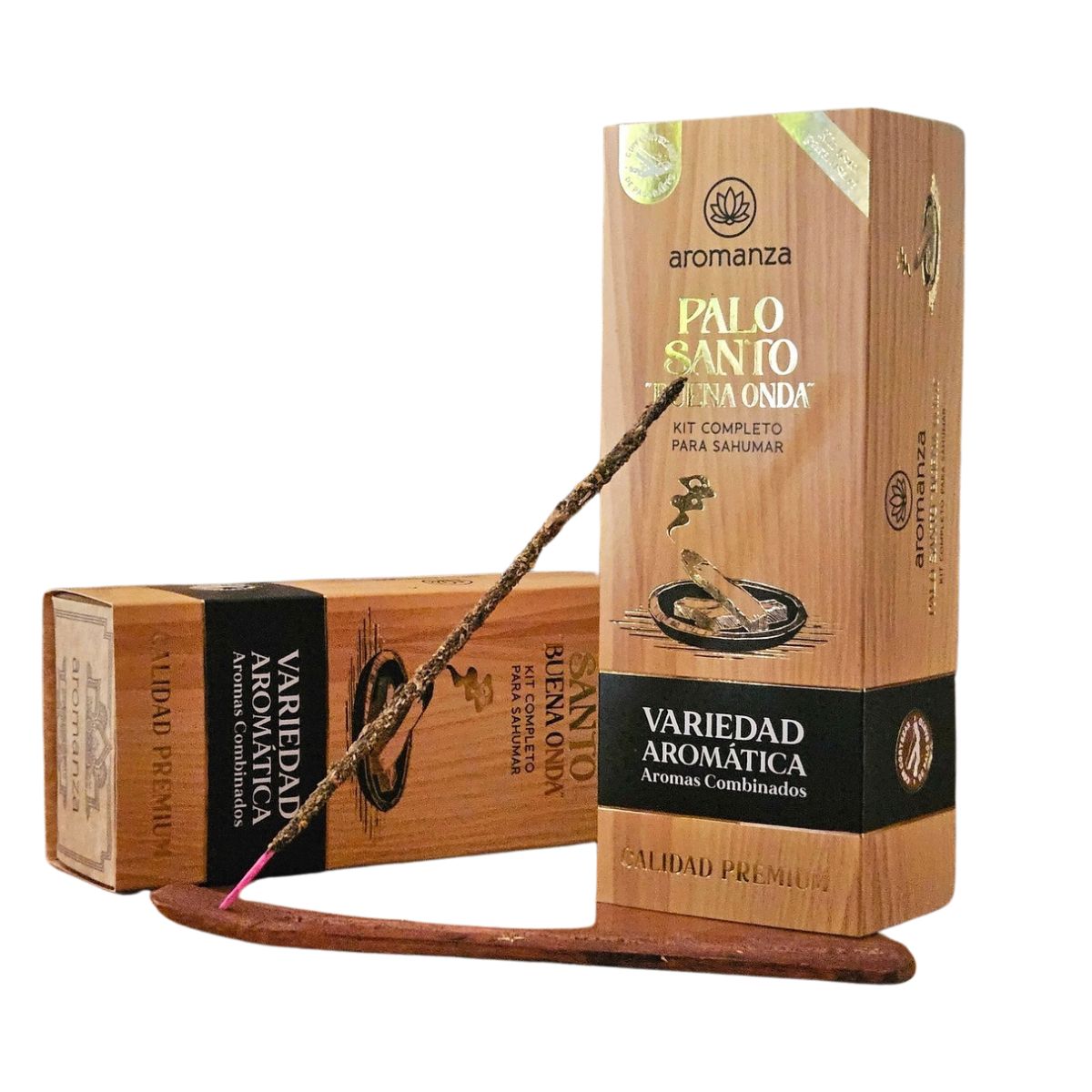 Kit Palo Santo Buena Onda Completo - Aromanza