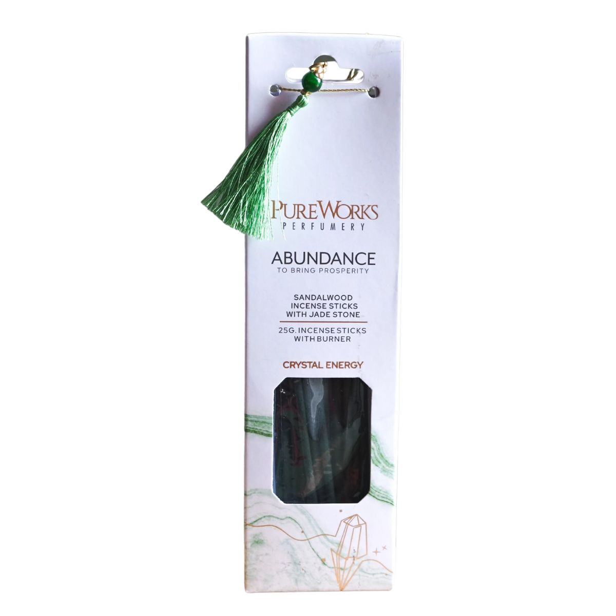 Set incienso Natural Crystal Energy - Abundancia - Song Of India