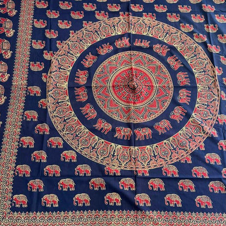 Cubrecama 2 Plazas Azul Elefante Real