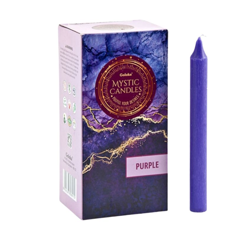 Pack Velas Místicas Morado - Goloka