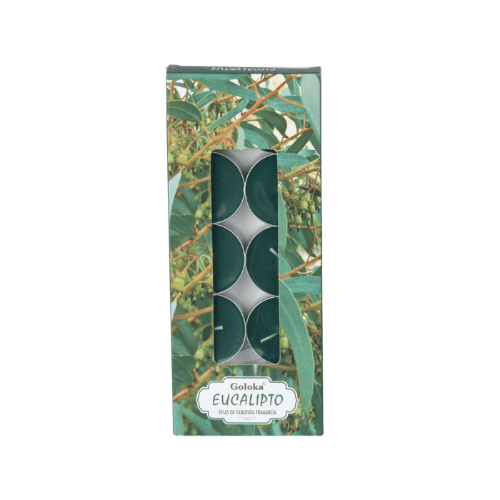 Vela Aromática Eucalyptus Tealight - Goloka