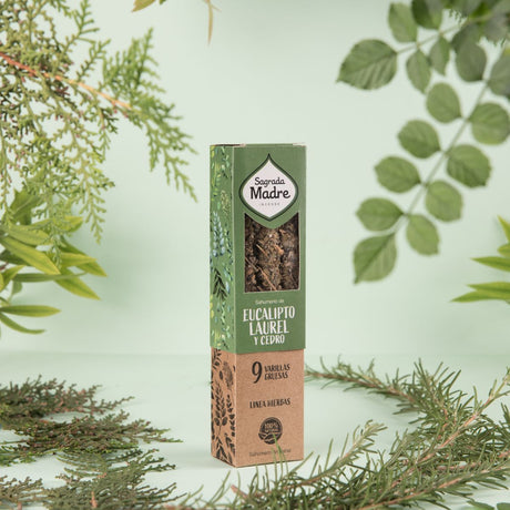 Sahumerio Eucaliptus, Laurel y Cedro