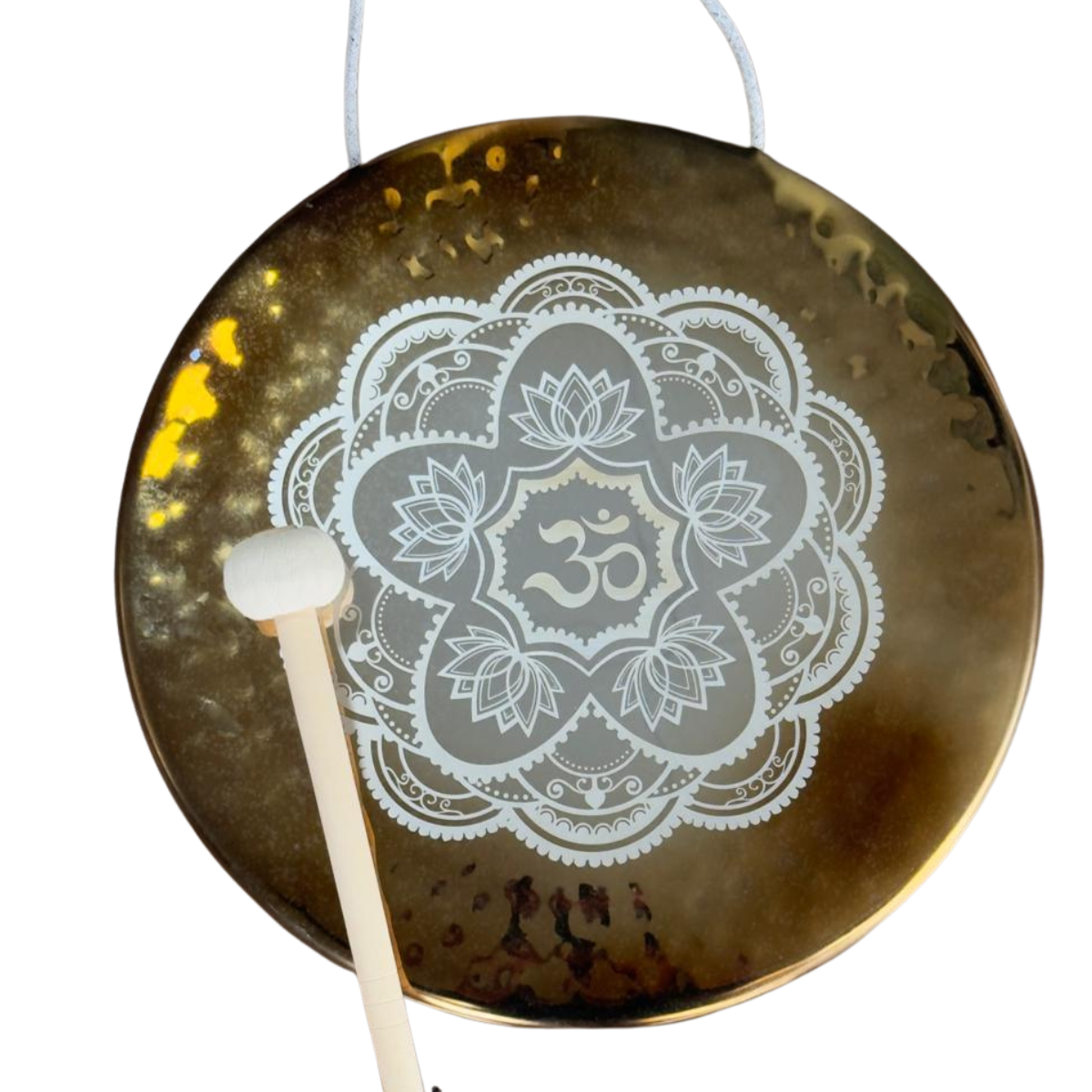 Gong Espejo Mándala OM 40cm