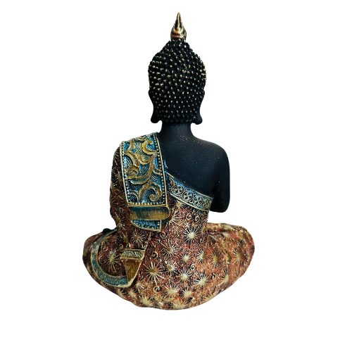 Buda Siddharta Black Shiny Anjali