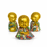 Set Little Budda Meditando