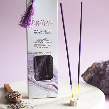 Set incienso Natural Crystal Energy - Calma - Song Of India