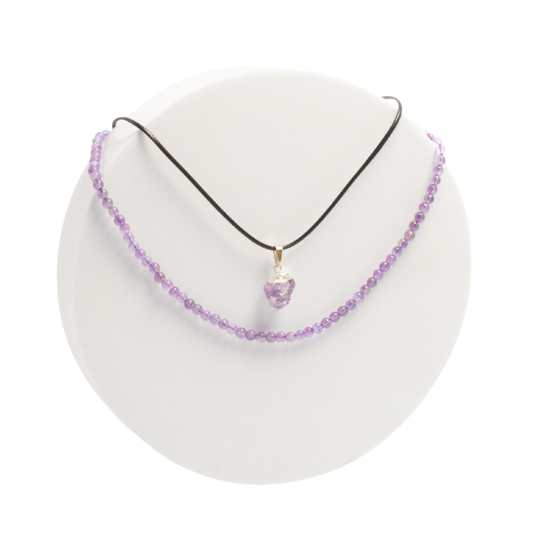 Collar Piedra Amatista 4mm