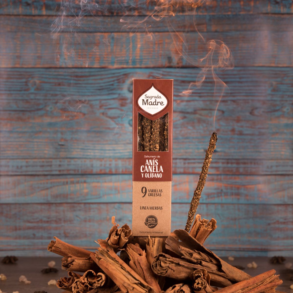 Sahumerio Hierbas Anis, Canela y Olibano