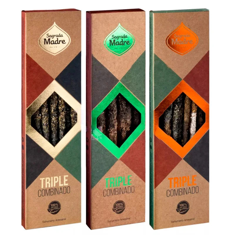 Sahumerio Triple Combinado