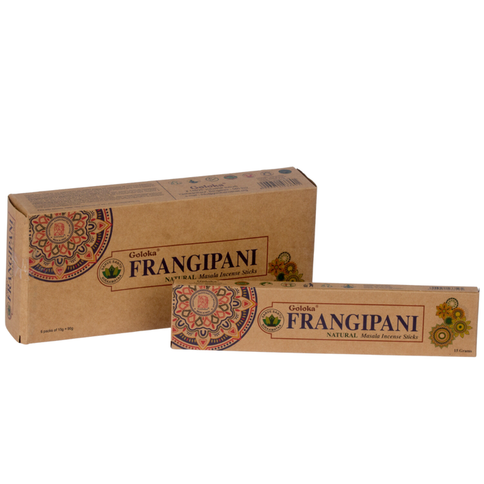 Incienso Orgánico Frangipani - Goloka
