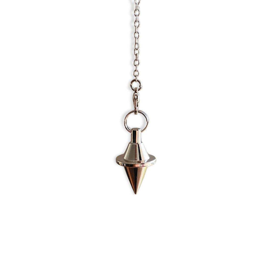 Péndulo Metal Platillo Plateado
