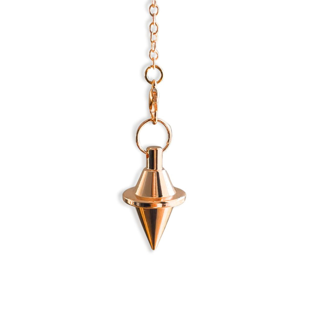 Péndulo Metal Platillo Oro Rosa