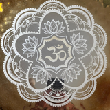 Gong Espejo Mándala OM 40cm