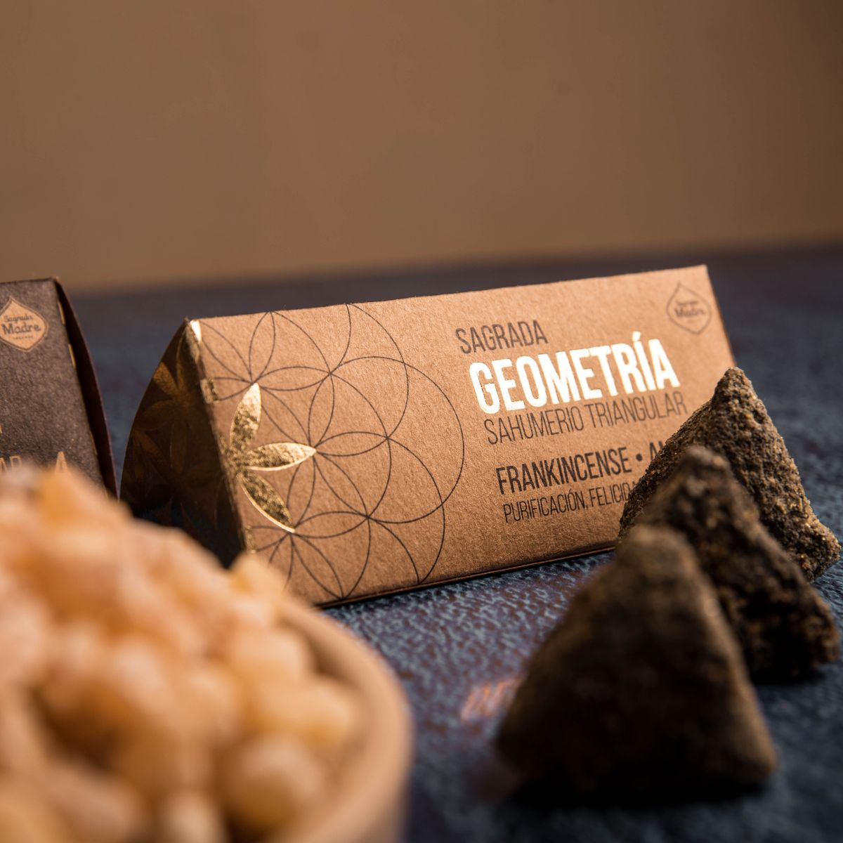 Sahumerio Triangular Ambar y Frankincense