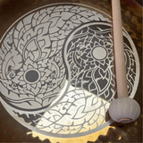 Gong Espejo Dragon Ying Yang 40cm