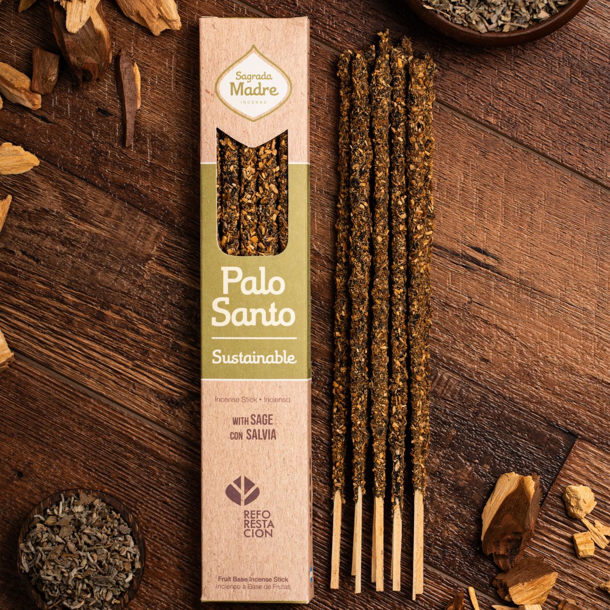 Sahumerio Palo Santo con Salvia