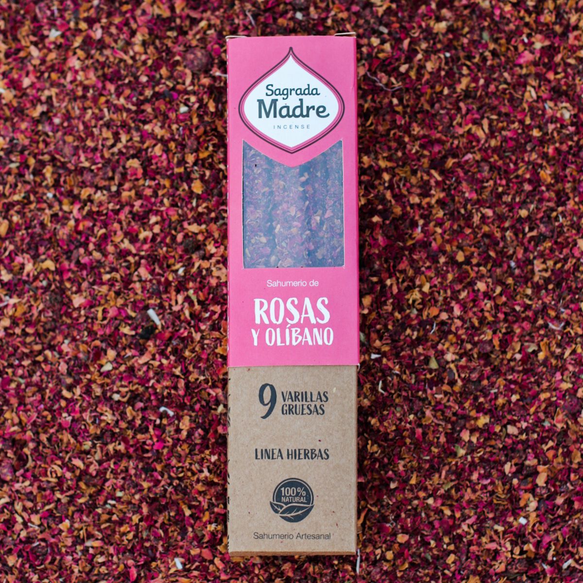 Sahumerio Rosa y Olíbano