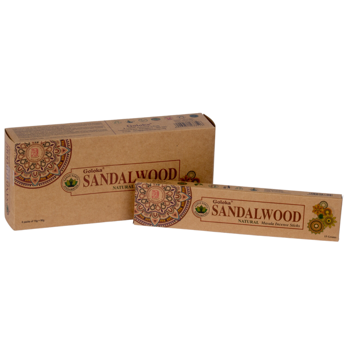 Incienso Orgánico Sandalwood - Goloka