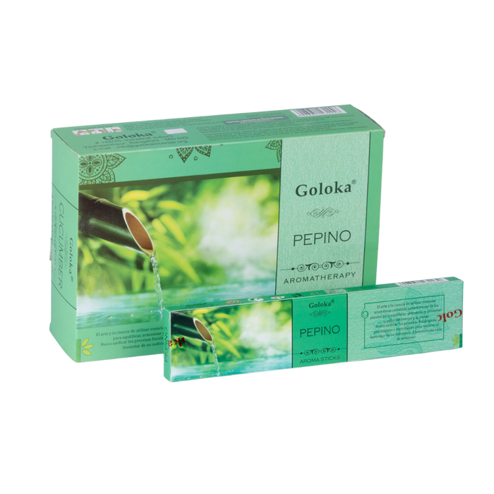 Incienso Natural Pepino Aromaterapia - Goloka