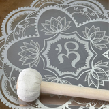 Gong Espejo Mándala OM 40cm