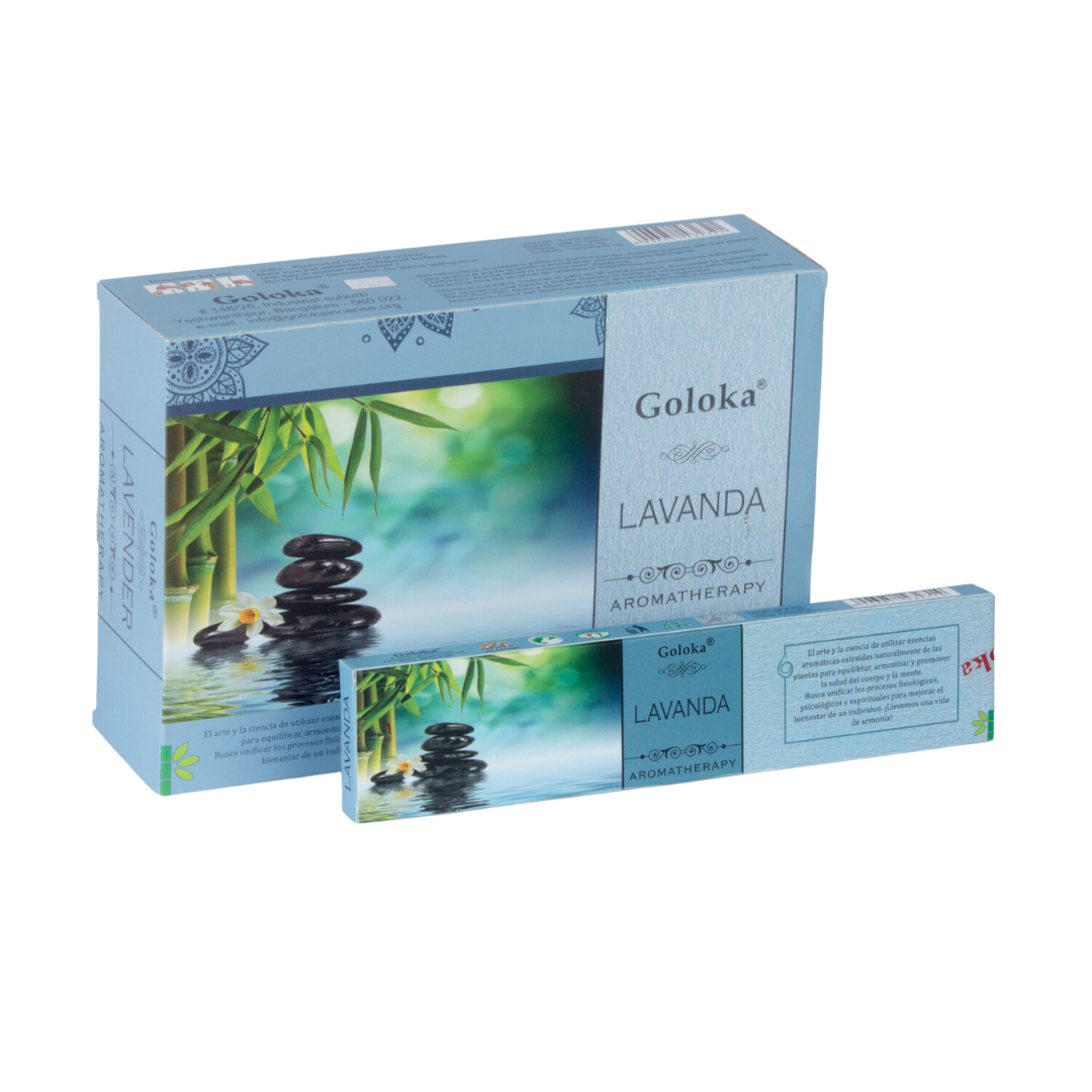 Incienso Natural Lavanda Aromaterapia - Goloka