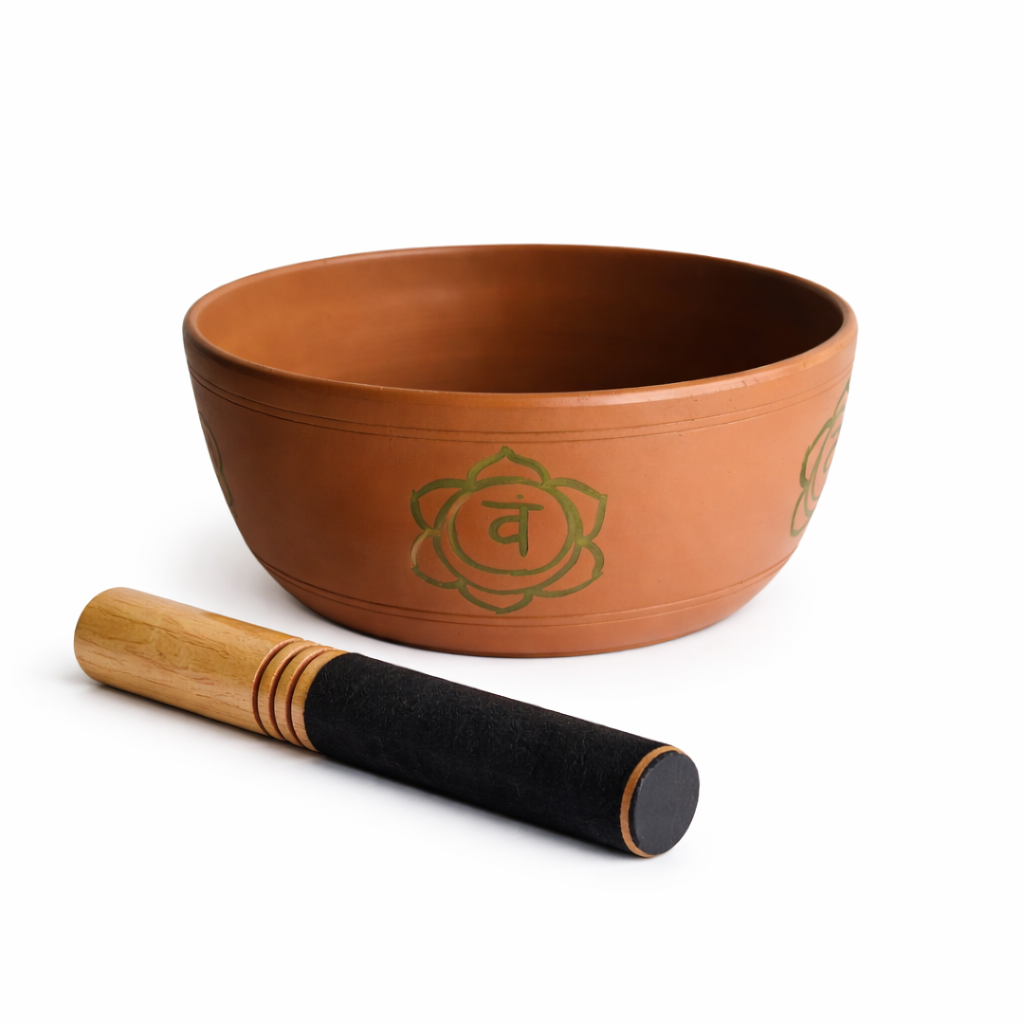 Cuenco Tibetano Naranja VAM 18 cm