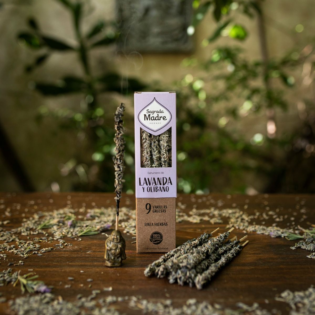 Sahumerio Hierbas Lavanda y Olíbano