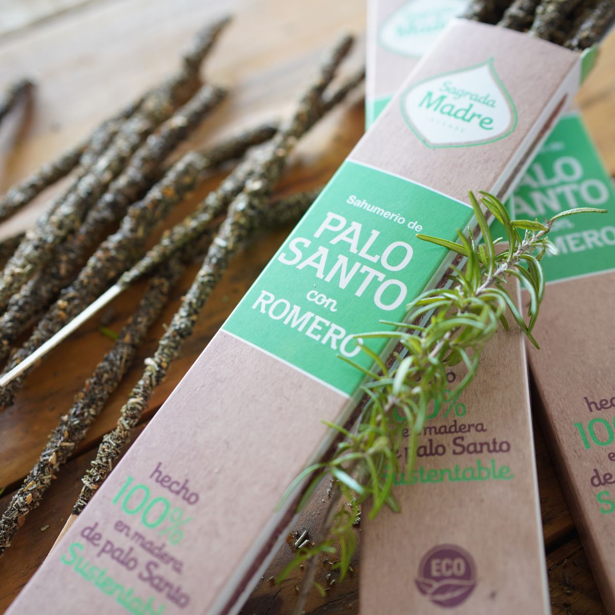 Sahumerio Palo Santo con Romero