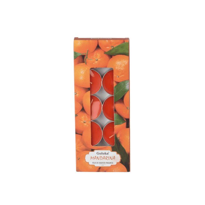Vela Aromática Mandarina Tealight - Goloka