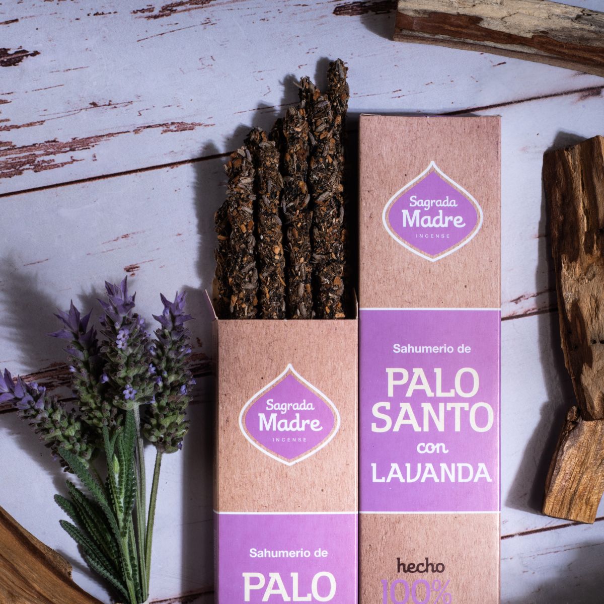 Sahumerio Palo Santo con Lavanda