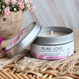 Vela Crystal Energy Amor Puro 80gr