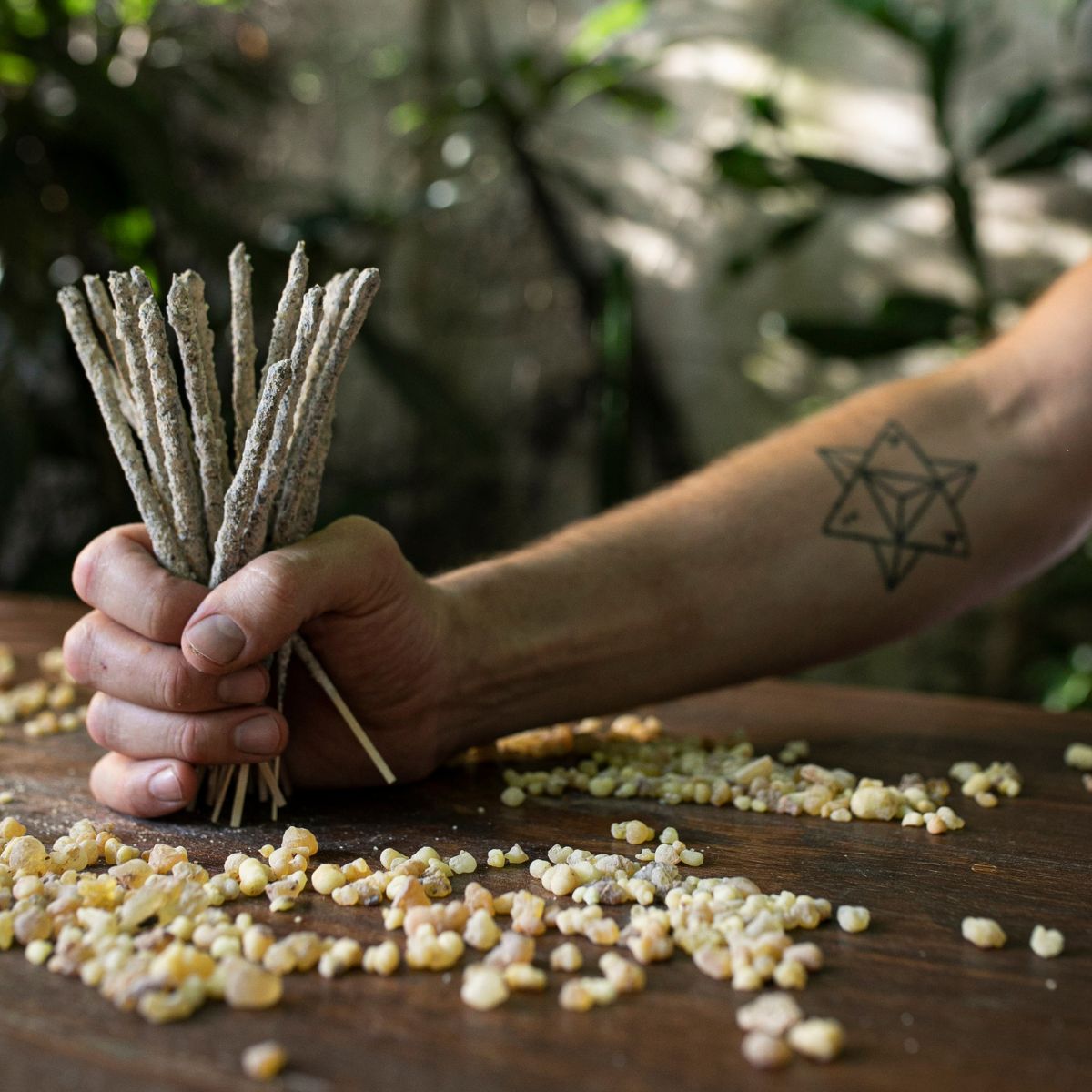 Sahumerio Hierbas Incienso Blanco