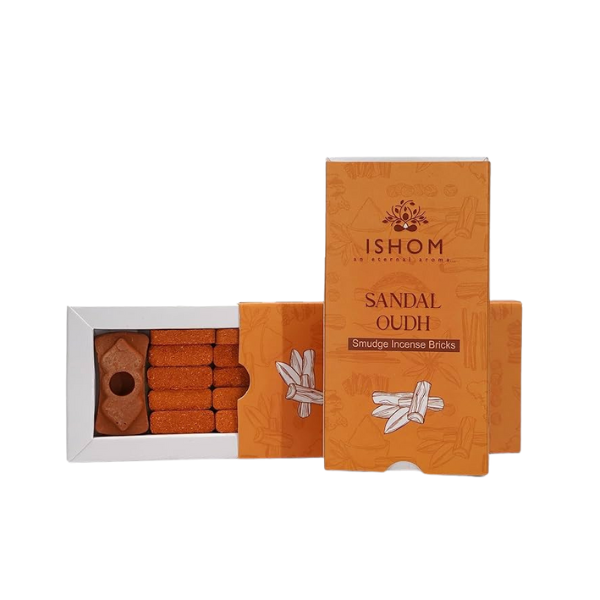 Ladrillos de Incienso Natural Oudh Sandal - ISHOM