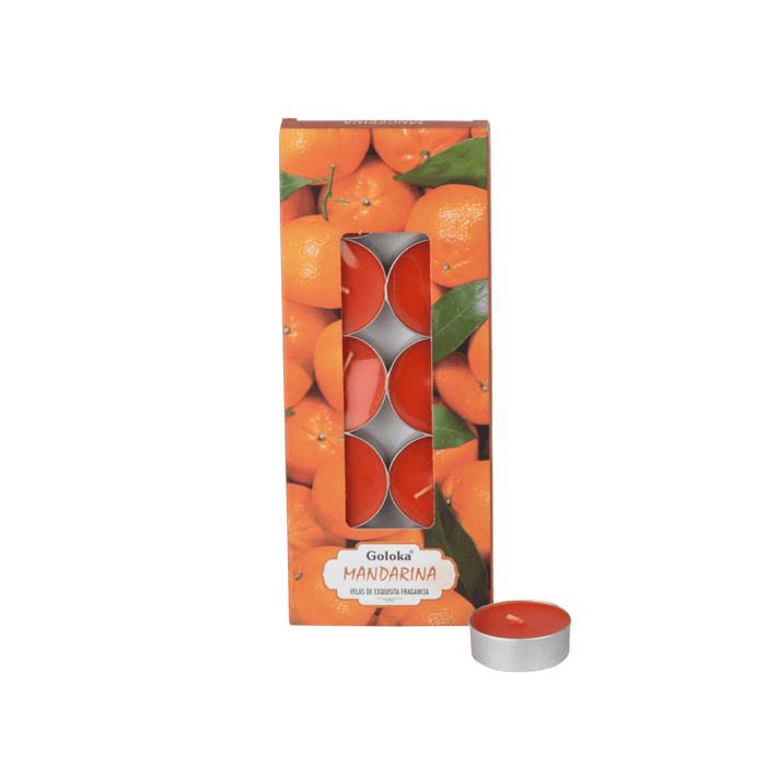 Vela Aromática Mandarina Tealight - Goloka