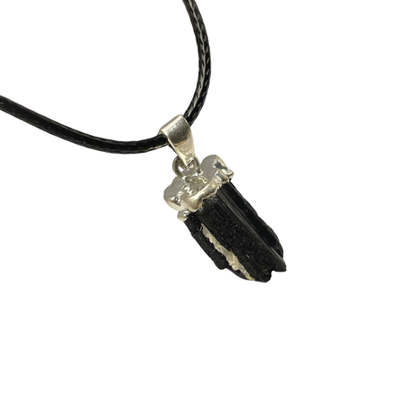 Colgante Piedra Natural Turmalina Negra
