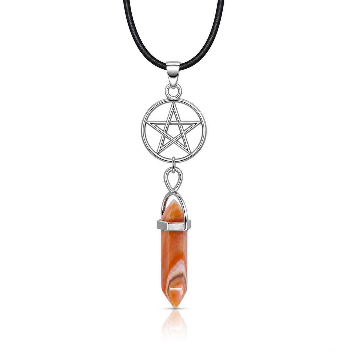 Colgante Estrella de Punta Cornalina
