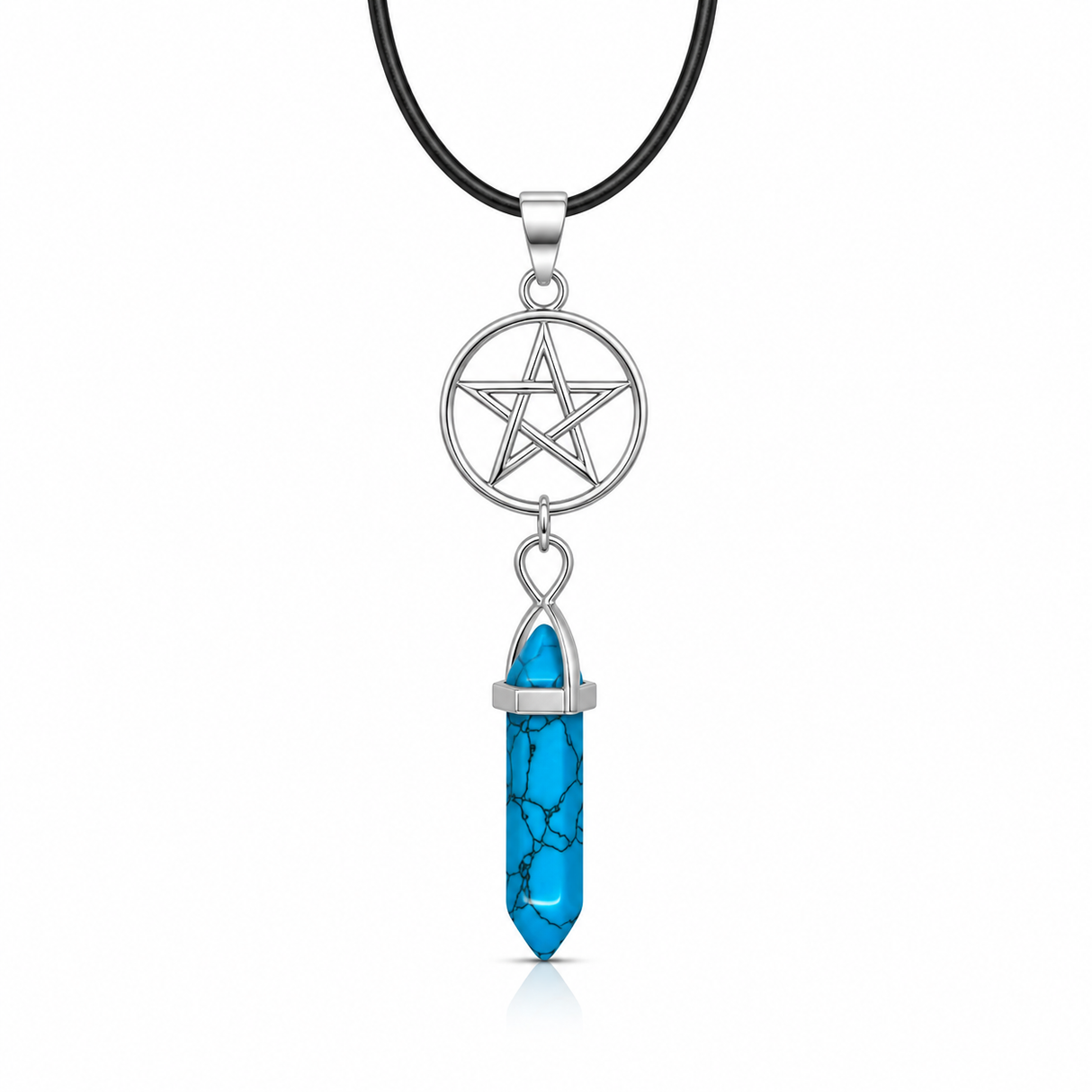 Colgante Estrella de Punta Turquesa