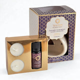 Set Difusor de Cerámica Ayurveda Lavanda y Lemongrass