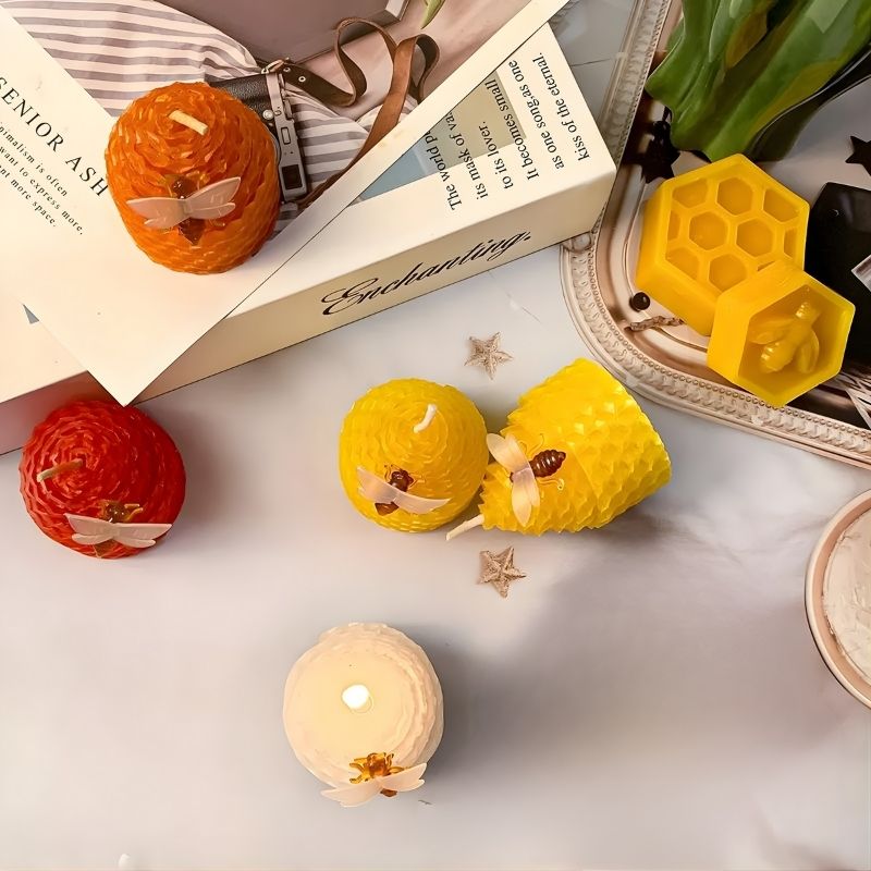 Set 24 Velas Cera de Abejas