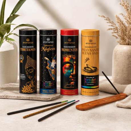 Estuche Lata Inciensos Palo Santo