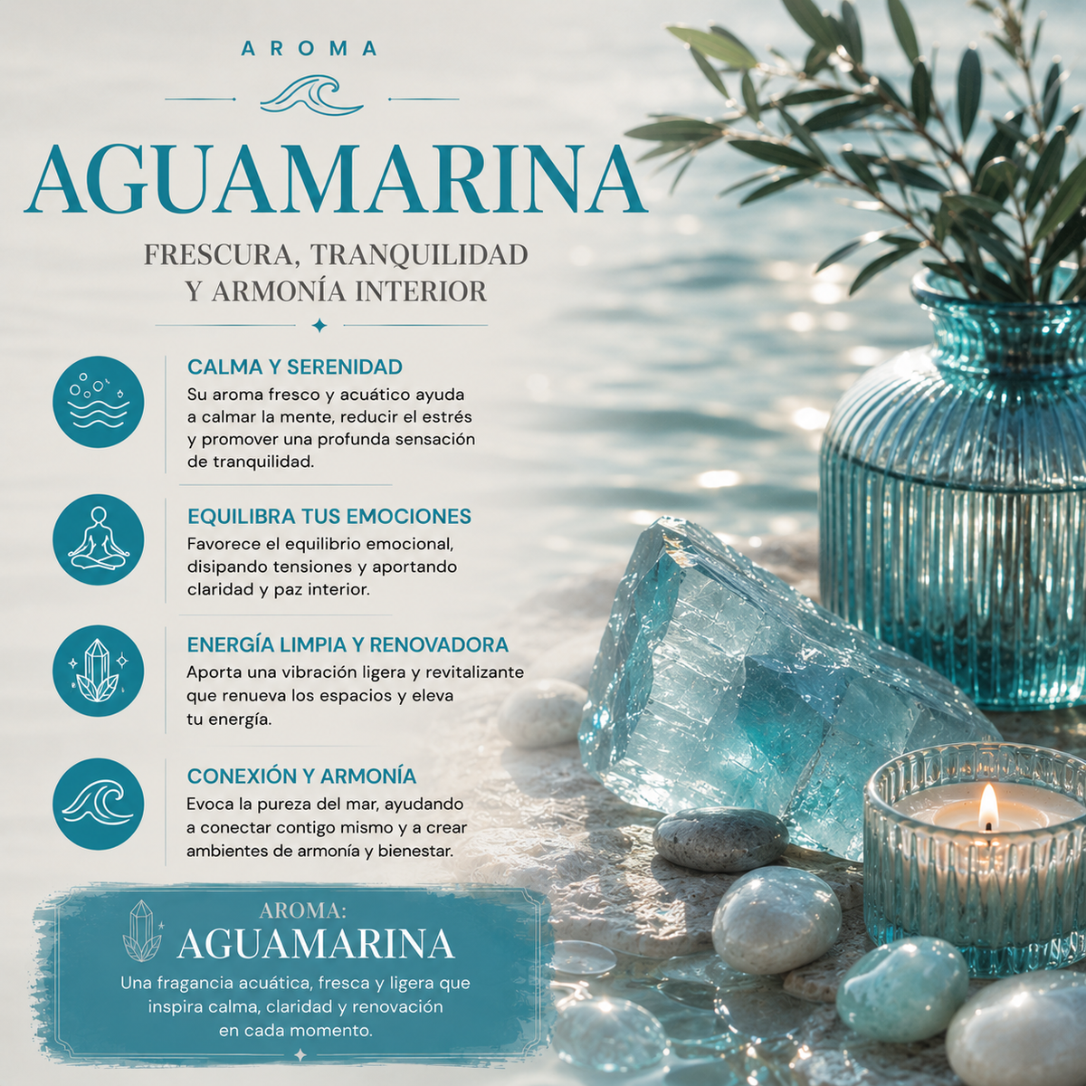 Incienso Ayurveda Aguamarina