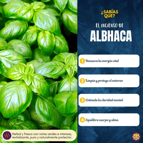 Incienso Natural Nature's Basil - Goloka