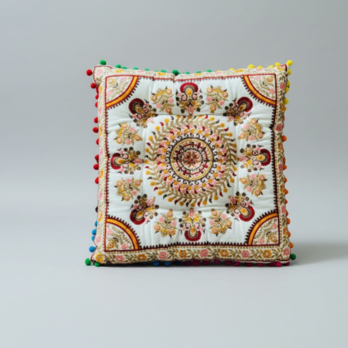 Cojin Amarillo Cuadrado Chico