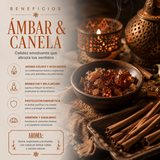 Aromatizante Spray Ámbar & Canela 300 mL