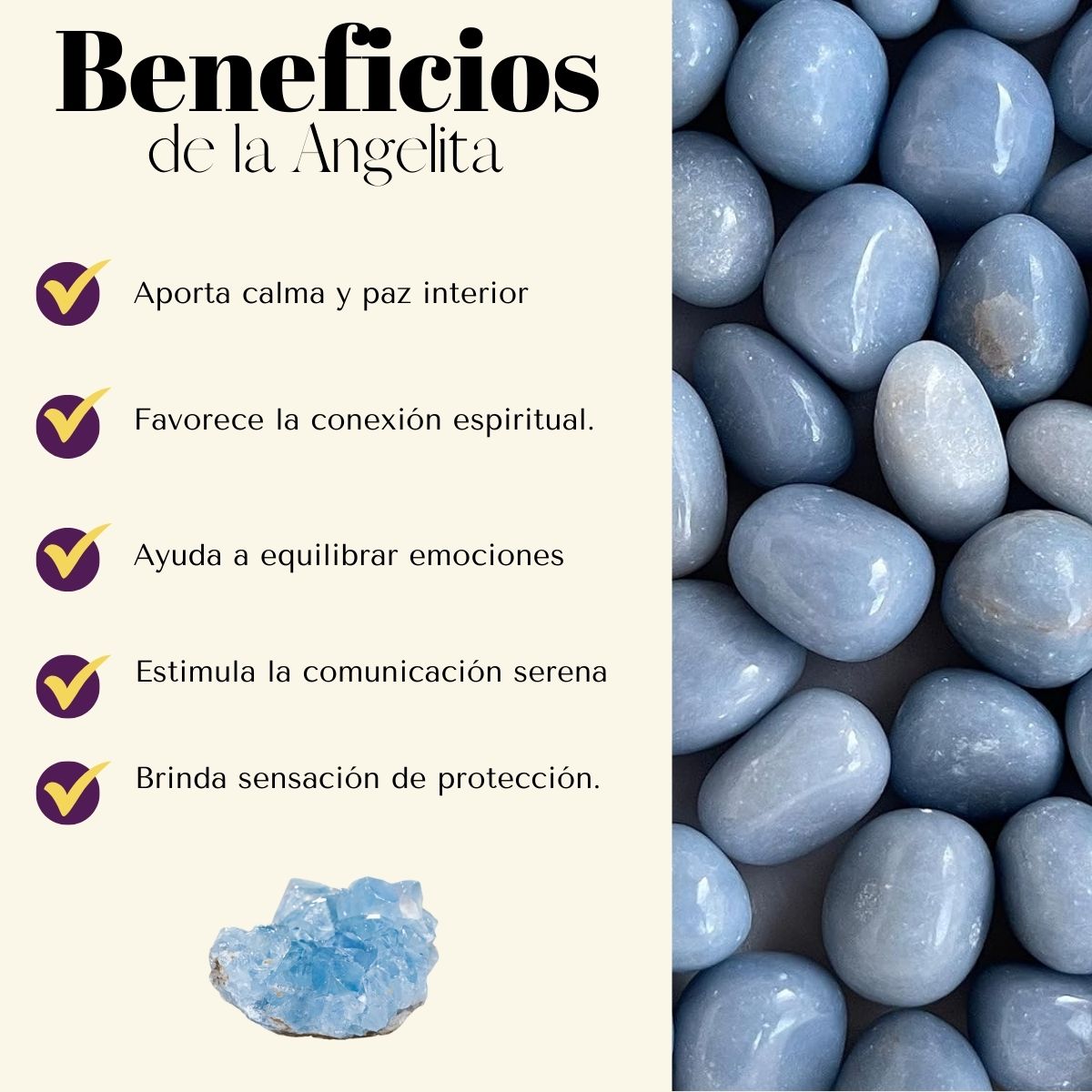 Pulsera Angelita 8mm